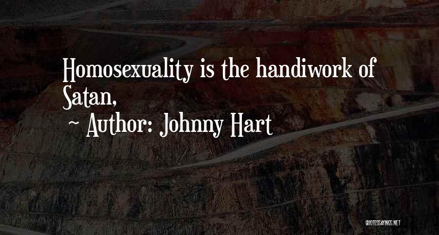 Johnny Hart Quotes: Homosexuality Is The Handiwork Of Satan,