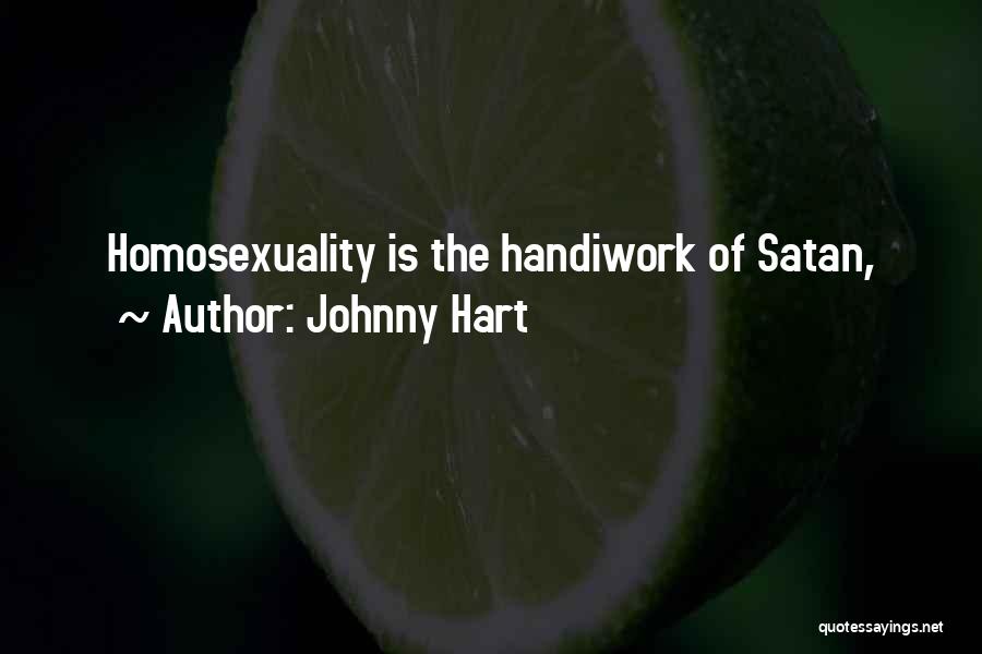Johnny Hart Quotes: Homosexuality Is The Handiwork Of Satan,