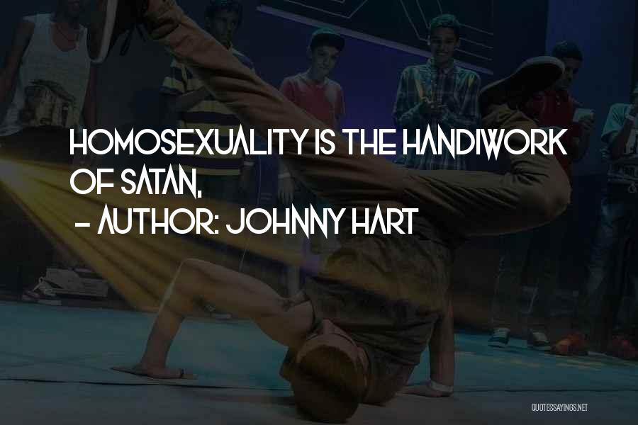 Johnny Hart Quotes: Homosexuality Is The Handiwork Of Satan,