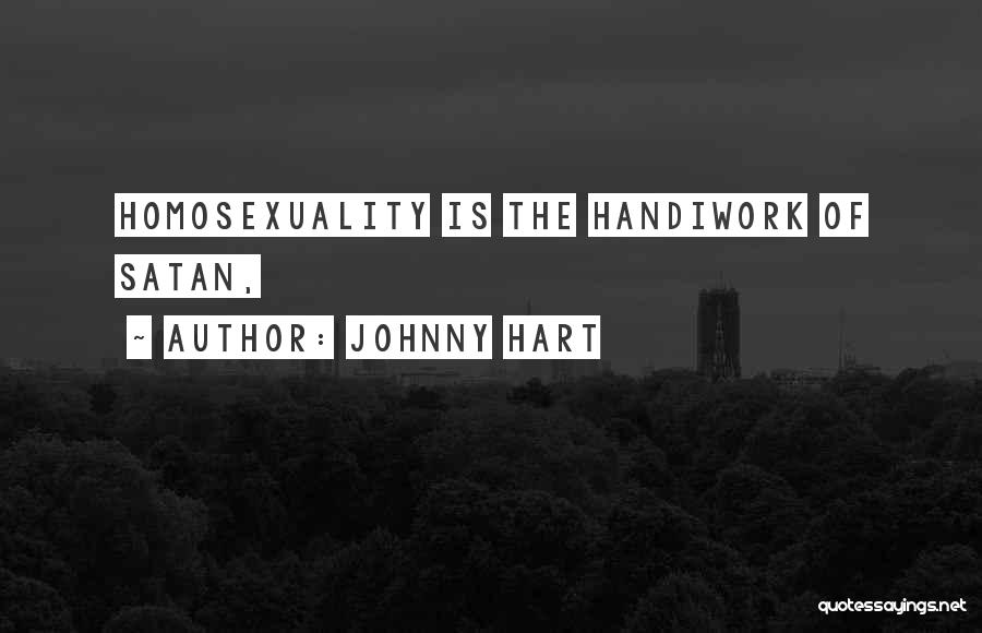 Johnny Hart Quotes: Homosexuality Is The Handiwork Of Satan,