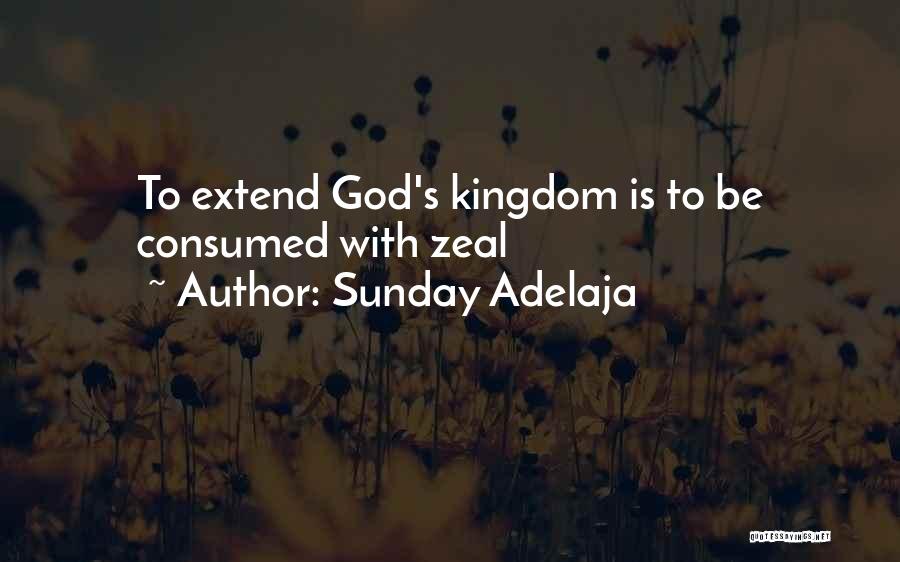 Sunday Adelaja Quotes: To Extend God's Kingdom Is To Be Consumed With Zeal