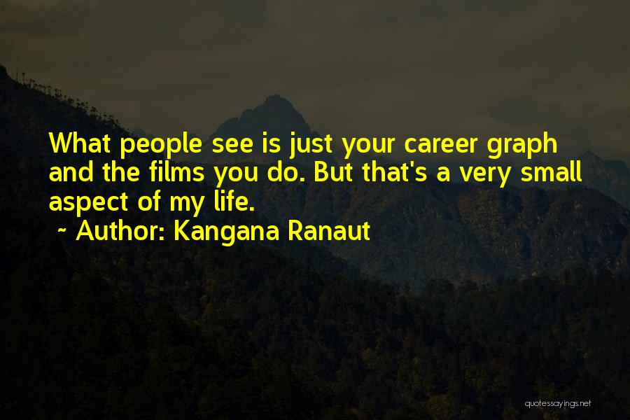 Kangana Ranaut Quotes: What People See Is Just Your Career Graph And The Films You Do. But That's A Very Small Aspect Of