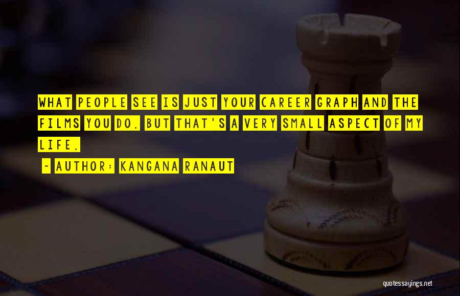 Kangana Ranaut Quotes: What People See Is Just Your Career Graph And The Films You Do. But That's A Very Small Aspect Of