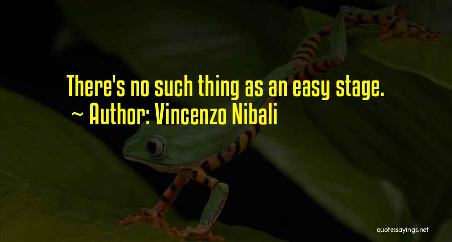 Vincenzo Nibali Quotes: There's No Such Thing As An Easy Stage.