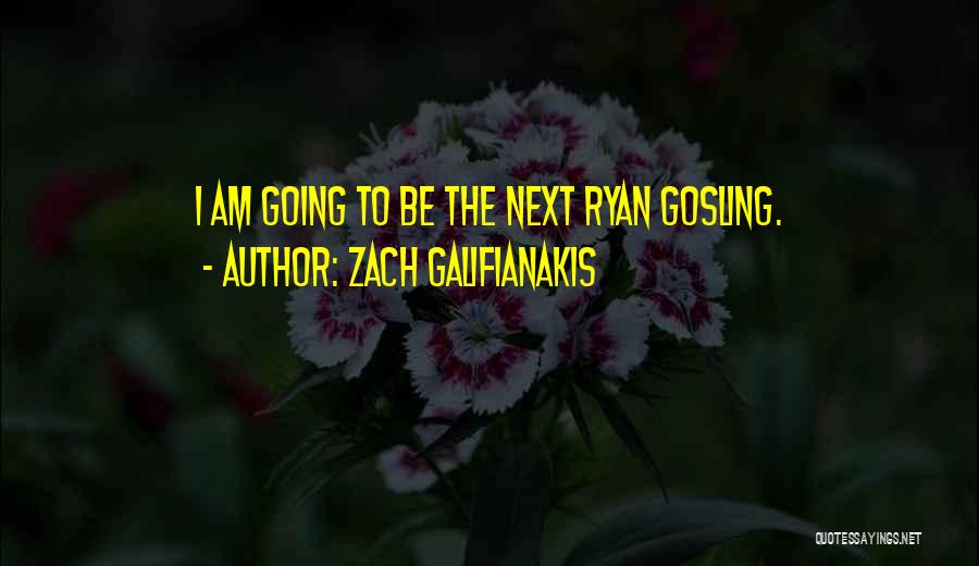 Zach Galifianakis Quotes: I Am Going To Be The Next Ryan Gosling.