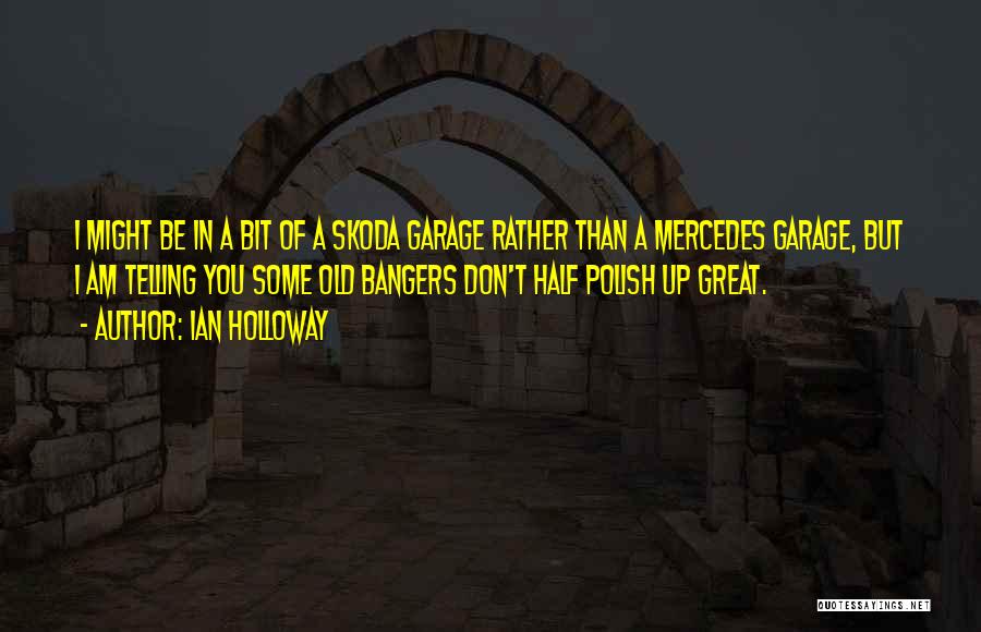 Ian Holloway Quotes: I Might Be In A Bit Of A Skoda Garage Rather Than A Mercedes Garage, But I Am Telling You