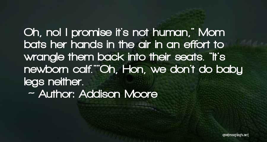 Addison Moore Quotes: Oh, No! I Promise It's Not Human, Mom Bats Her Hands In The Air In An Effort To Wrangle Them