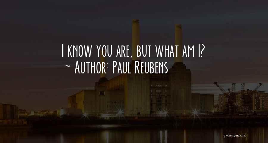 Paul Reubens Quotes: I Know You Are, But What Am I?