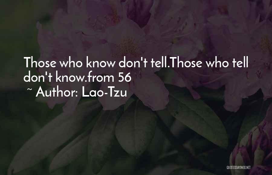 56 Quotes By Lao-Tzu