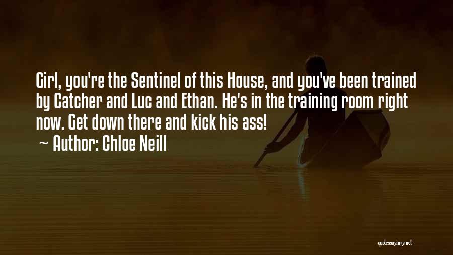 Chloe Neill Quotes: Girl, You're The Sentinel Of This House, And You've Been Trained By Catcher And Luc And Ethan. He's In The
