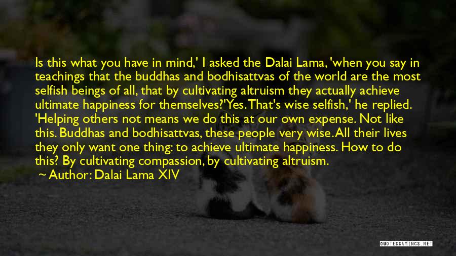 Dalai Lama XIV Quotes: Is This What You Have In Mind,' I Asked The Dalai Lama, 'when You Say In Teachings That The Buddhas