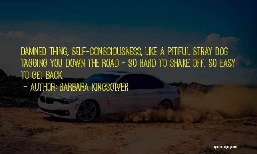 Barbara Kingsolver Quotes: Damned Thing, Self-consciousness, Like A Pitiful Stray Dog Tagging You Down The Road - So Hard To Shake Off. So