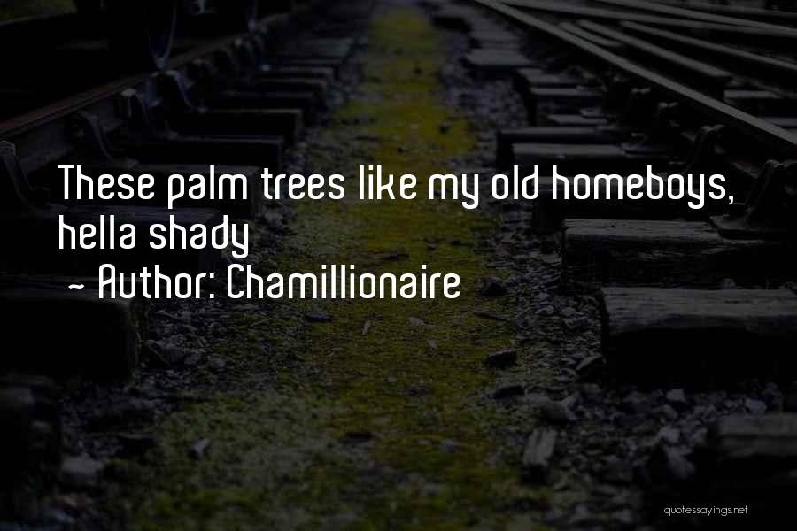 Chamillionaire Quotes: These Palm Trees Like My Old Homeboys, Hella Shady