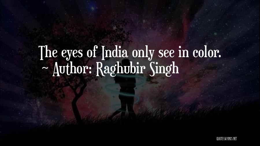 Raghubir Singh Quotes: The Eyes Of India Only See In Color.