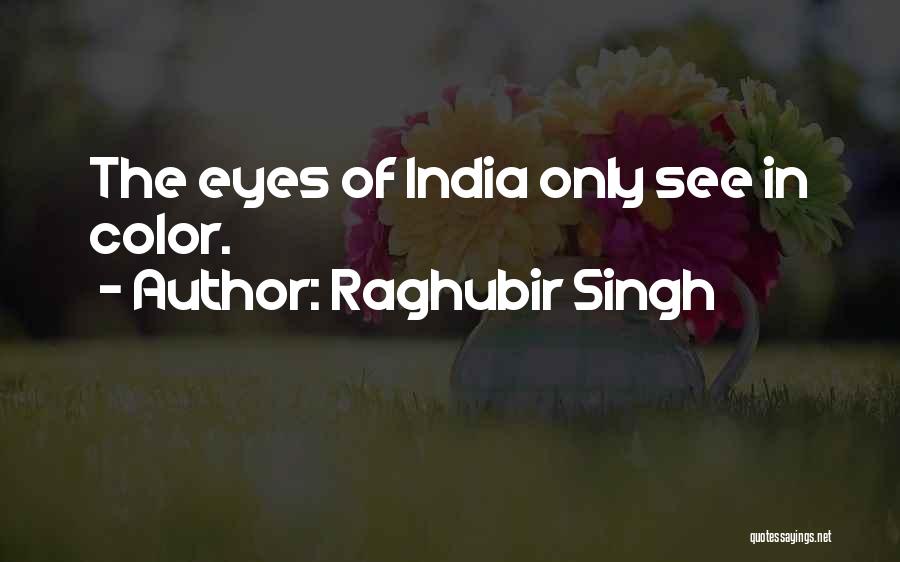 Raghubir Singh Quotes: The Eyes Of India Only See In Color.