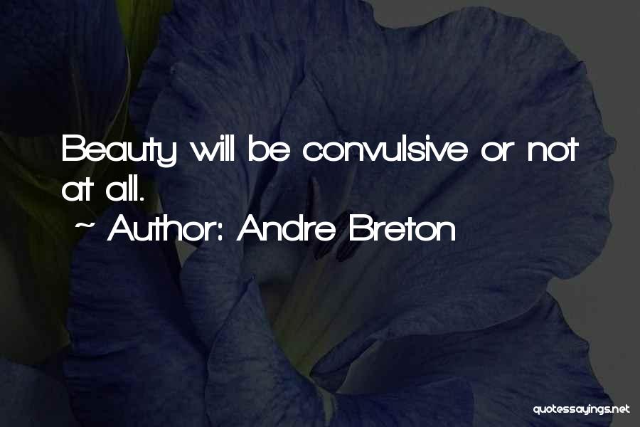 Andre Breton Quotes: Beauty Will Be Convulsive Or Not At All.