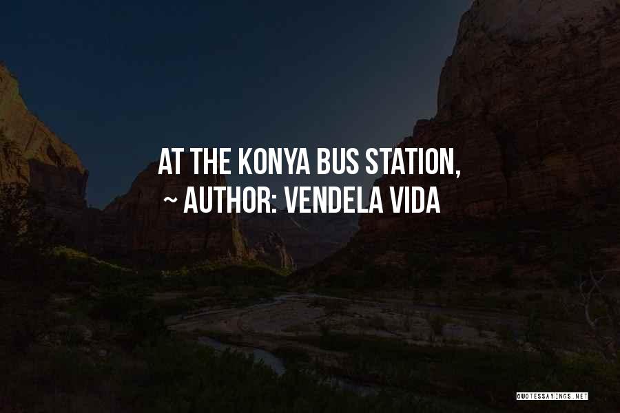 Vendela Vida Quotes: At The Konya Bus Station,