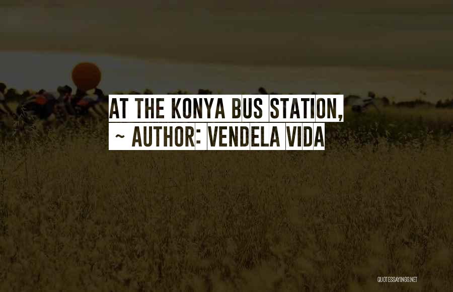 Vendela Vida Quotes: At The Konya Bus Station,