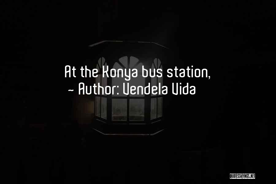 Vendela Vida Quotes: At The Konya Bus Station,