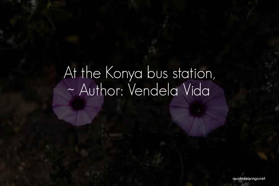 Vendela Vida Quotes: At The Konya Bus Station,