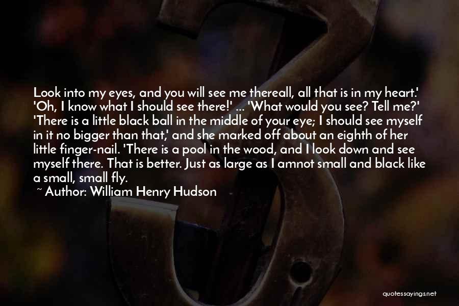 William Henry Hudson Quotes: Look Into My Eyes, And You Will See Me Thereall, All That Is In My Heart.' 'oh, I Know What