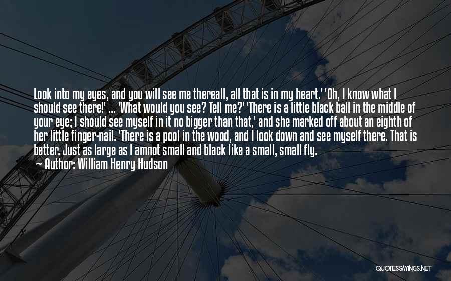 William Henry Hudson Quotes: Look Into My Eyes, And You Will See Me Thereall, All That Is In My Heart.' 'oh, I Know What