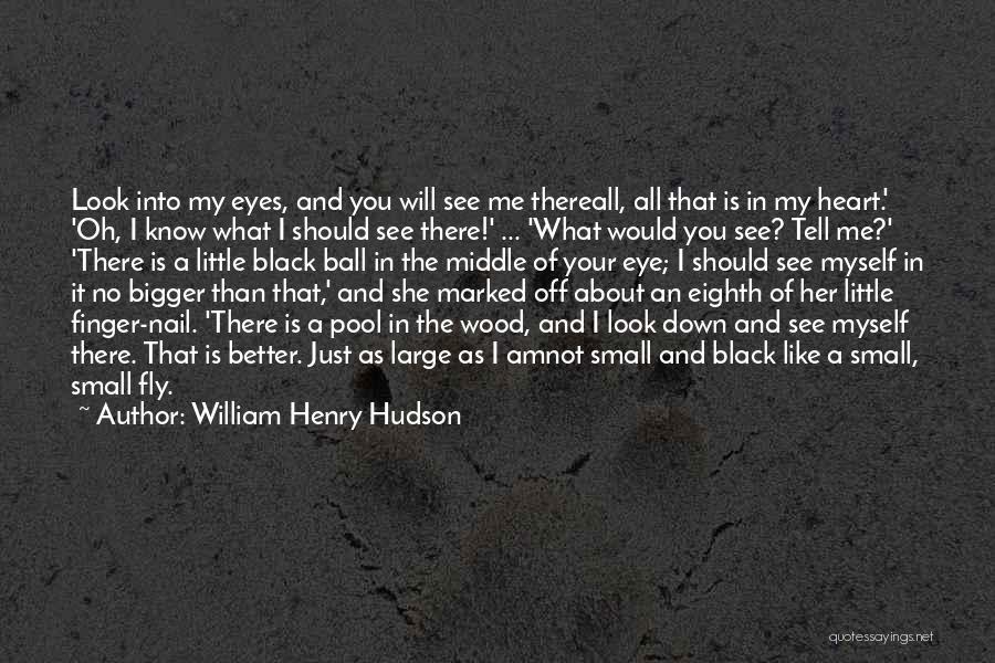 William Henry Hudson Quotes: Look Into My Eyes, And You Will See Me Thereall, All That Is In My Heart.' 'oh, I Know What