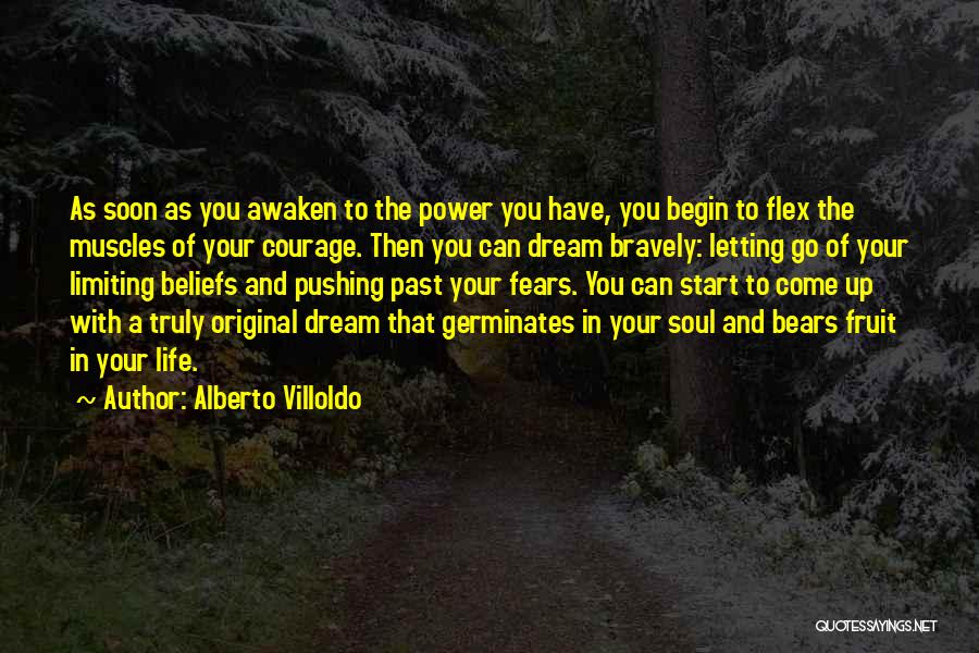 Alberto Villoldo Quotes: As Soon As You Awaken To The Power You Have, You Begin To Flex The Muscles Of Your Courage. Then