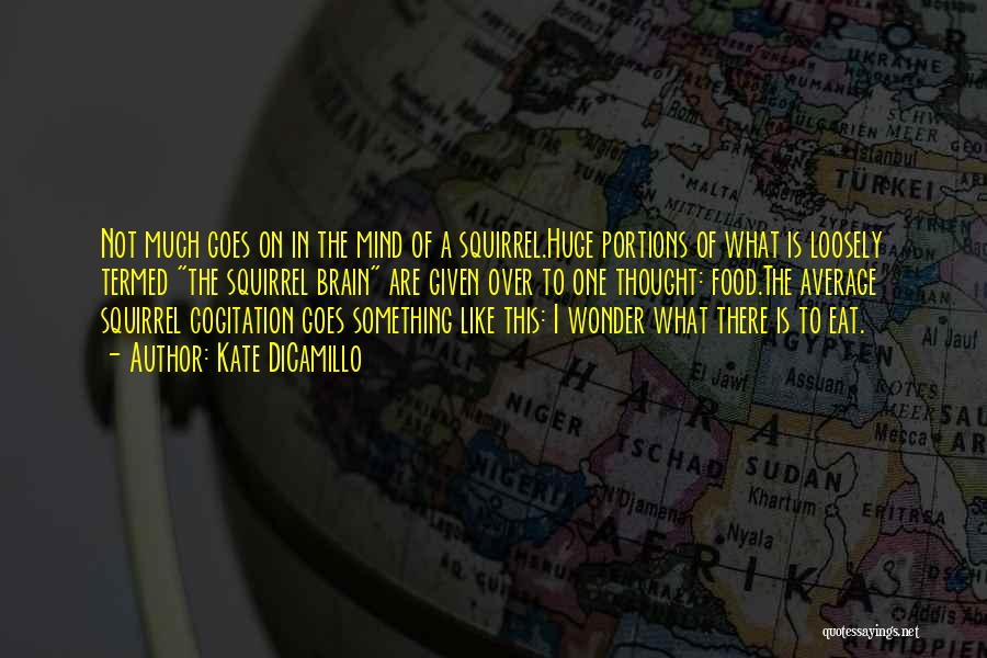 Kate DiCamillo Quotes: Not Much Goes On In The Mind Of A Squirrel.huge Portions Of What Is Loosely Termed The Squirrel Brain Are