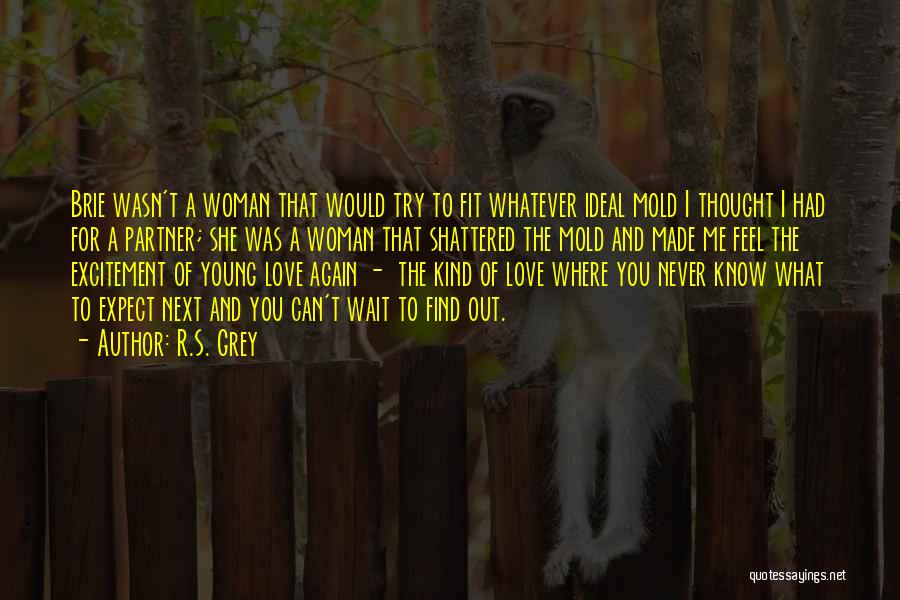 R.S. Grey Quotes: Brie Wasn't A Woman That Would Try To Fit Whatever Ideal Mold I Thought I Had For A Partner; She