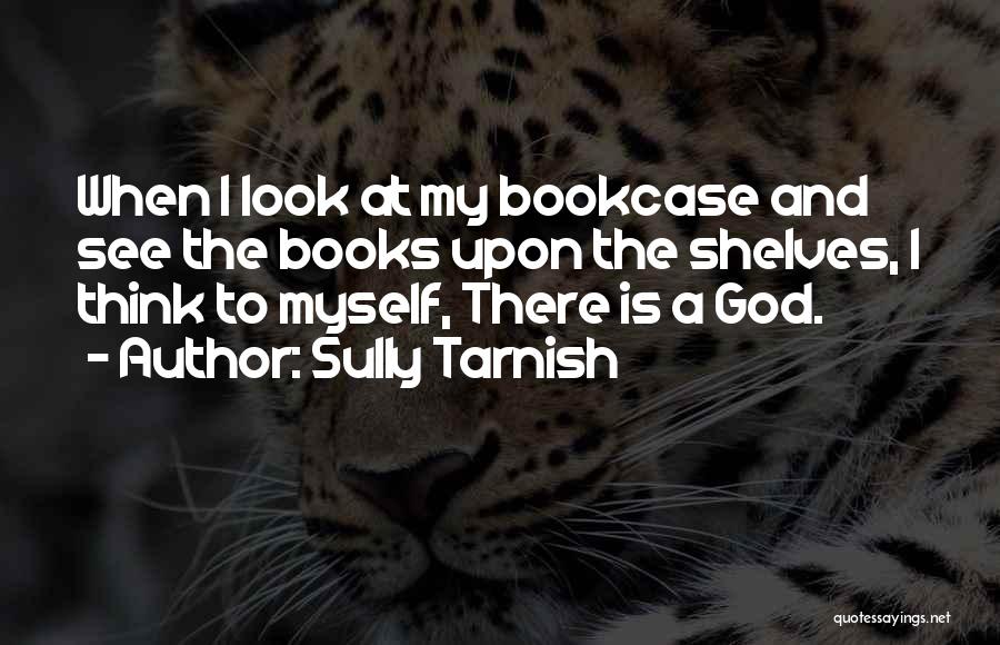 Sully Tarnish Quotes: When I Look At My Bookcase And See The Books Upon The Shelves, I Think To Myself, There Is A