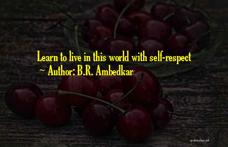 B.R. Ambedkar Quotes: Learn To Live In This World With Self-respect