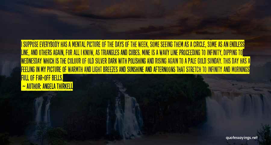 Angela Thirkell Quotes: I Suppose Everybody Has A Mental Picture Of The Days Of The Week, Some Seeing Them As A Circle, Some