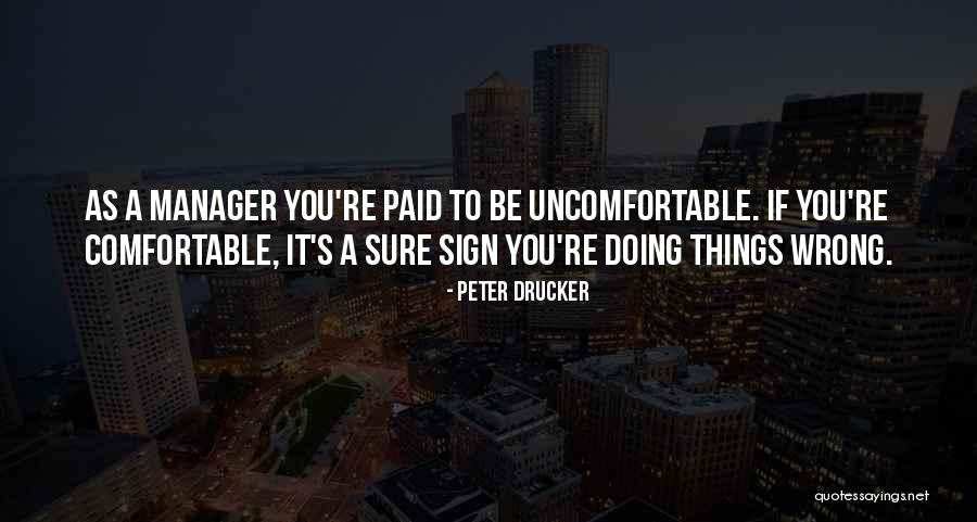 5s Housekeeping Quotes By Peter Drucker