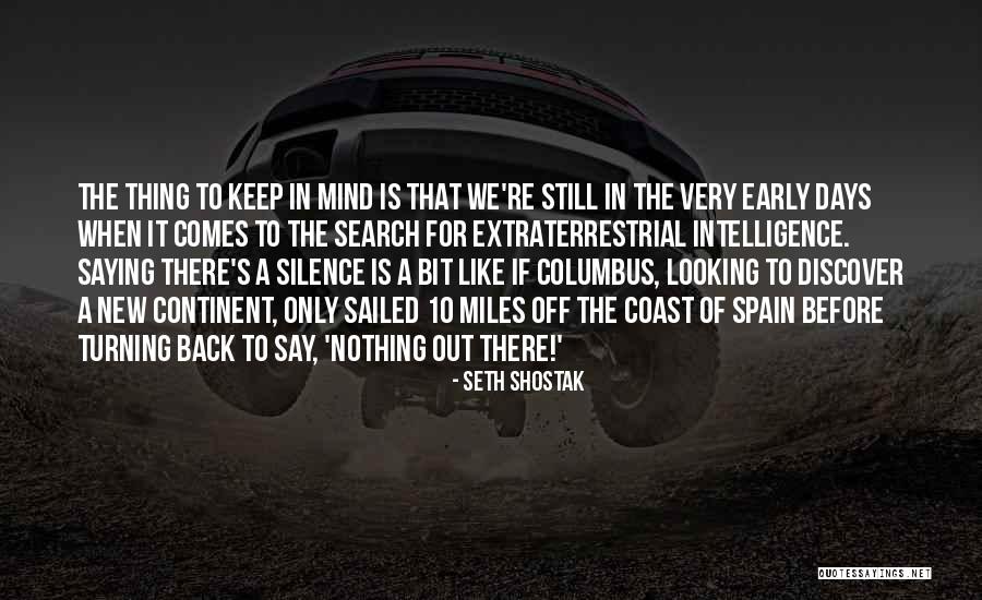 6 Days To Go Quotes By Seth Shostak