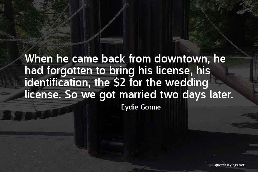 6 Days To Go Wedding Quotes By Eydie Gorme 6 Days To Go Wedding Quotes By Eydie Gorme