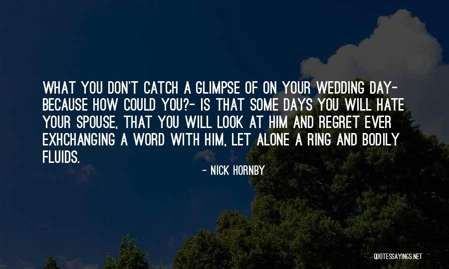 6 Days To Go Wedding Quotes By Nick Hornby 6 Days To Go Wedding Quotes By Nick Hornby
