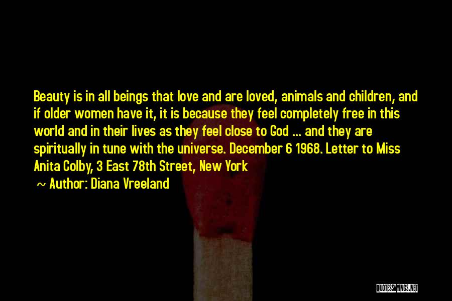 6 Letter Love Quotes By Diana Vreeland