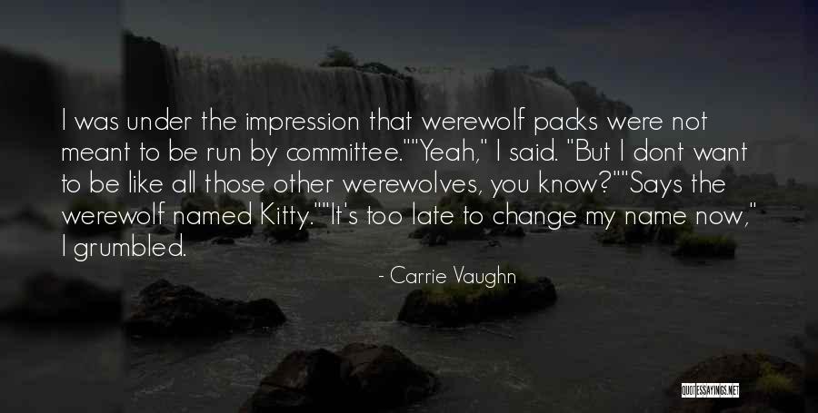 6 Packs Quotes By Carrie Vaughn