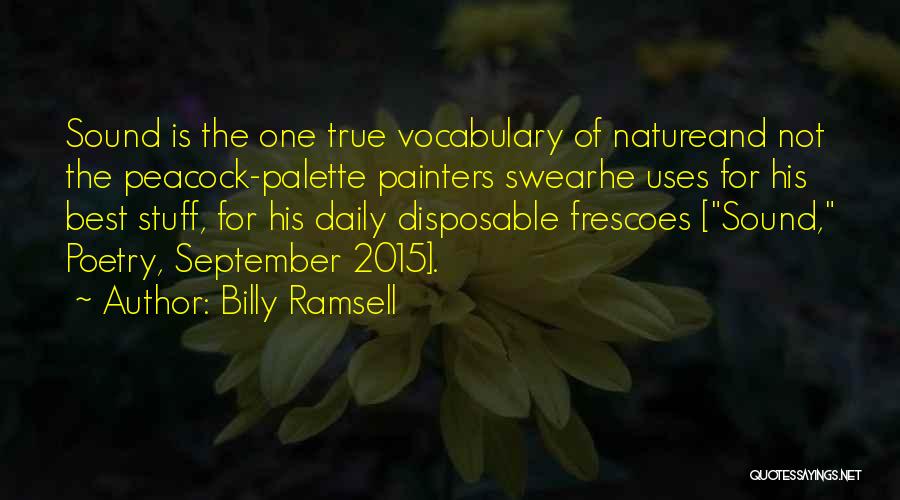 6 September 2015 Quotes By Billy Ramsell