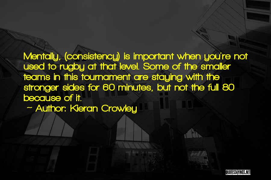 60 Minutes Quotes By Kieran Crowley