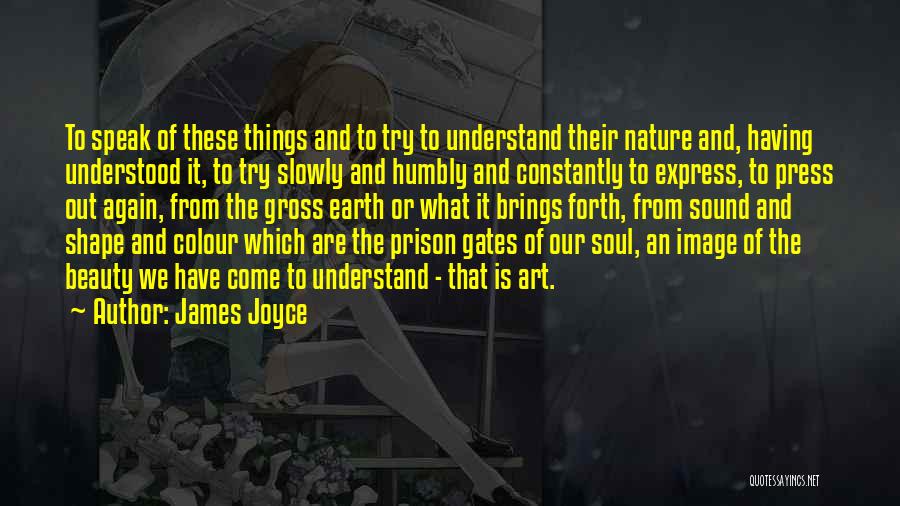 James Joyce Quotes: To Speak Of These Things And To Try To Understand Their Nature And, Having Understood It, To Try Slowly And