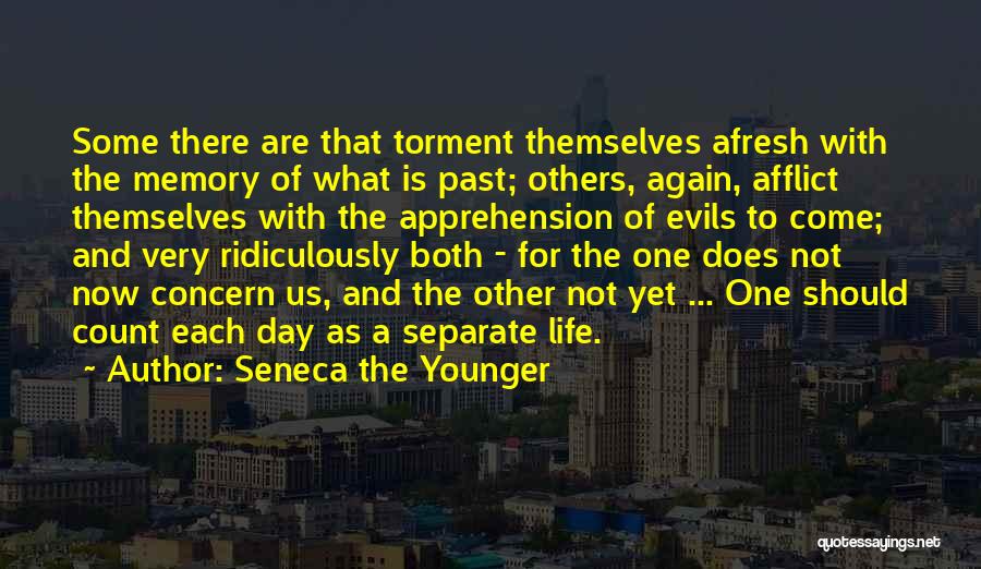 Seneca The Younger Quotes: Some There Are That Torment Themselves Afresh With The Memory Of What Is Past; Others, Again, Afflict Themselves With The