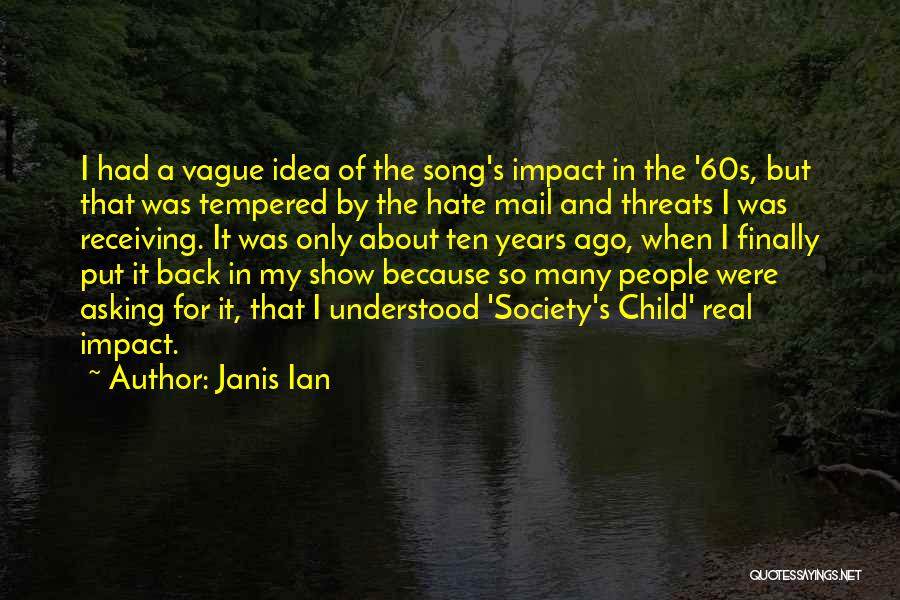 60s Song Quotes By Janis Ian