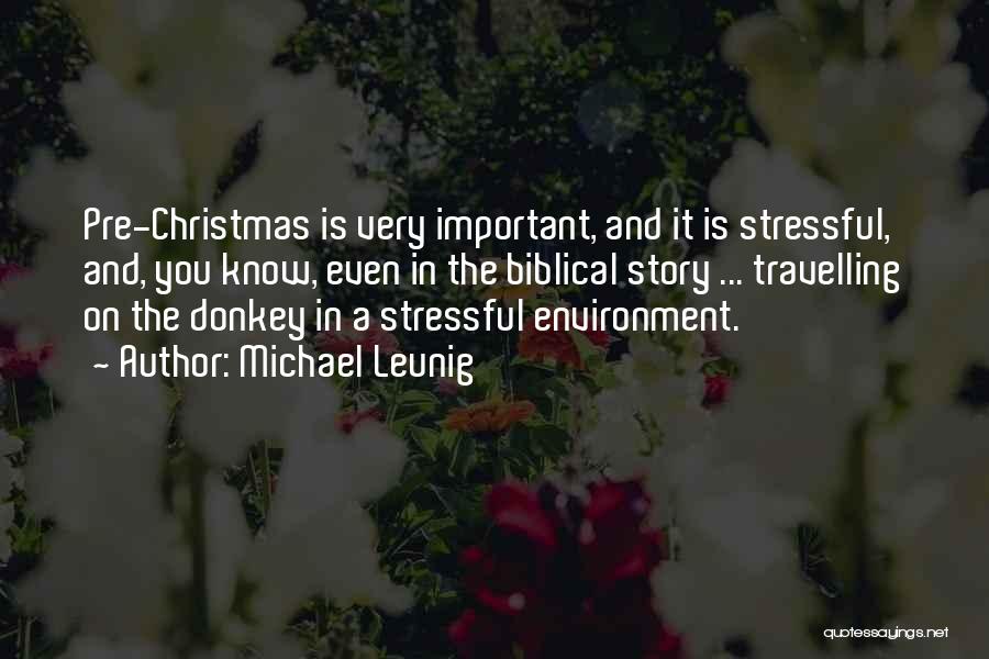 Michael Leunig Quotes: Pre-christmas Is Very Important, And It Is Stressful, And, You Know, Even In The Biblical Story ... Travelling On The