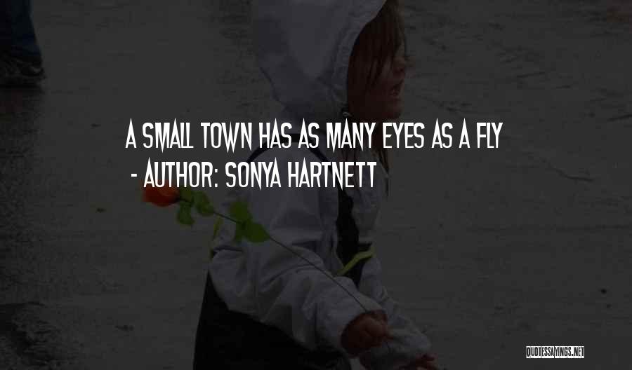 Sonya Hartnett Quotes: A Small Town Has As Many Eyes As A Fly