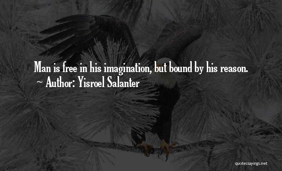 Yisroel Salanter Quotes: Man Is Free In His Imagination, But Bound By His Reason.