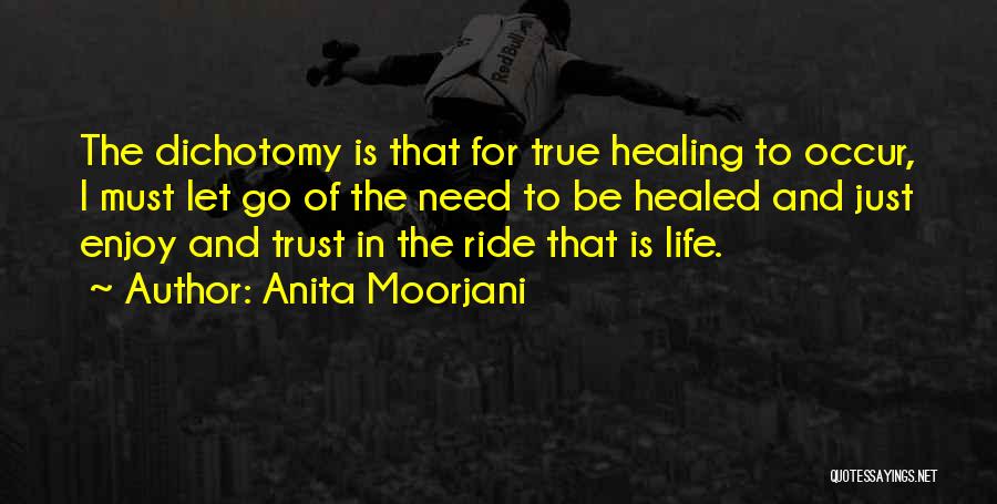 Anita Moorjani Quotes: The Dichotomy Is That For True Healing To Occur, I Must Let Go Of The Need To Be Healed And