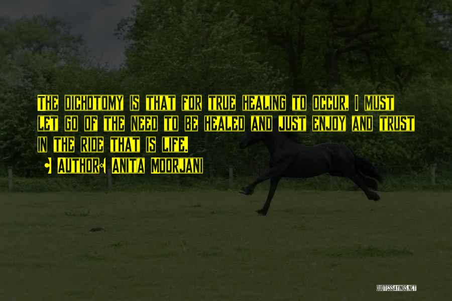 Anita Moorjani Quotes: The Dichotomy Is That For True Healing To Occur, I Must Let Go Of The Need To Be Healed And