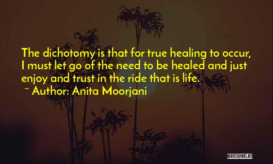 Anita Moorjani Quotes: The Dichotomy Is That For True Healing To Occur, I Must Let Go Of The Need To Be Healed And
